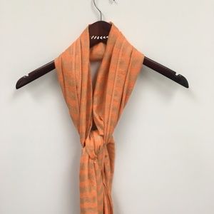 Orange Chevron Scarf Francescas